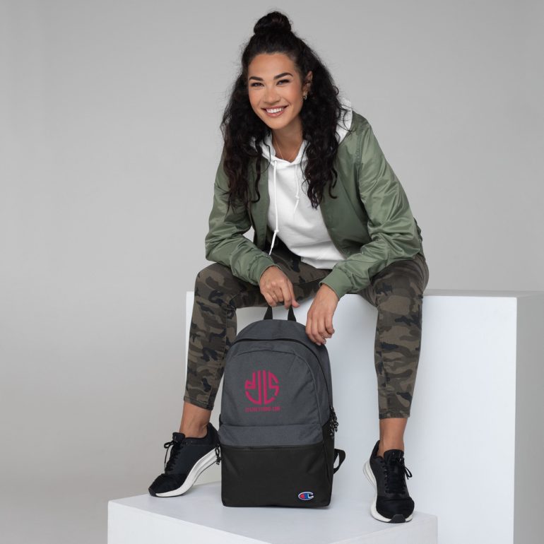 DJ LIVE STUDIO Embroidered Champion Backpack - Image 2