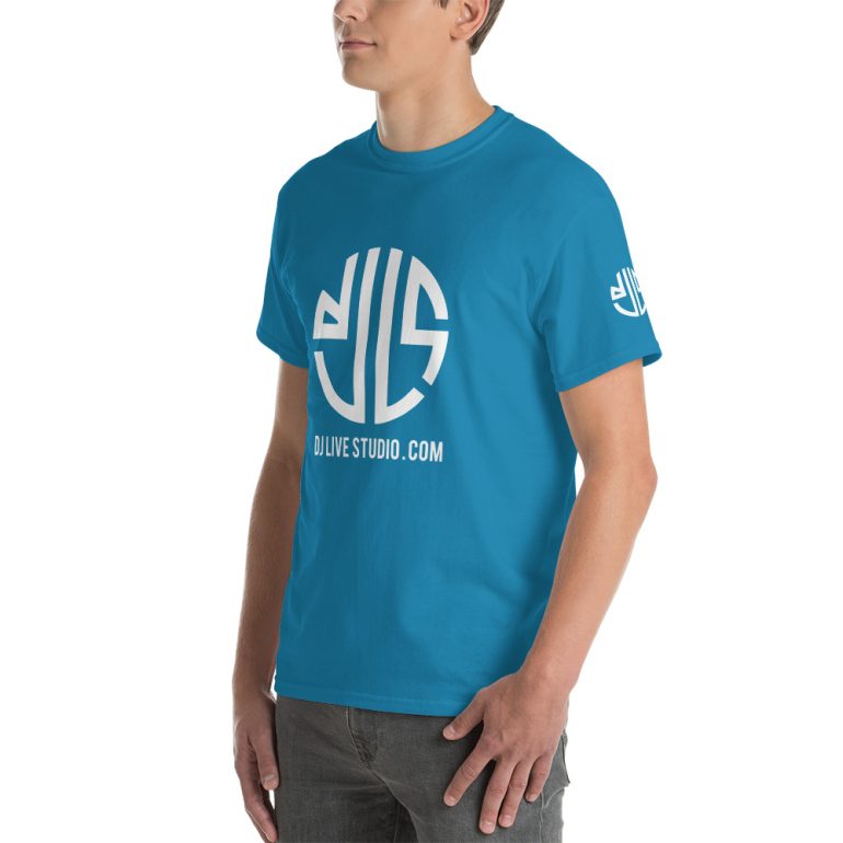 Short Sleeve T-Shirt with DJLS logo front and sleeve - Image 36