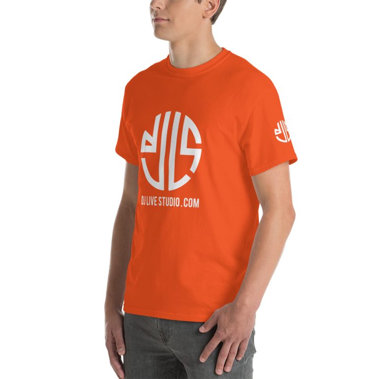 Short Sleeve T-Shirt with DJLS logo front and sleeve - Image 42