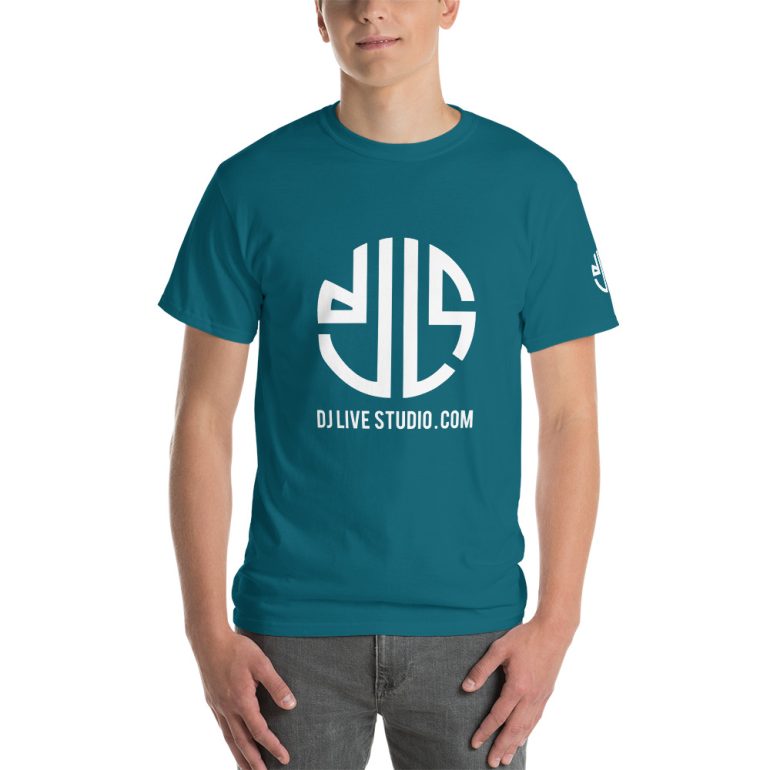 Short Sleeve T-Shirt with DJLS logo front and sleeve - Image 28