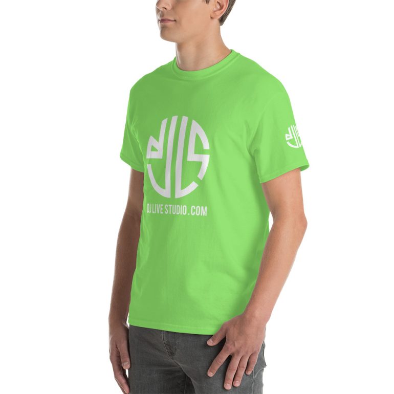 Short Sleeve T-Shirt with DJLS logo front and sleeve - Image 33