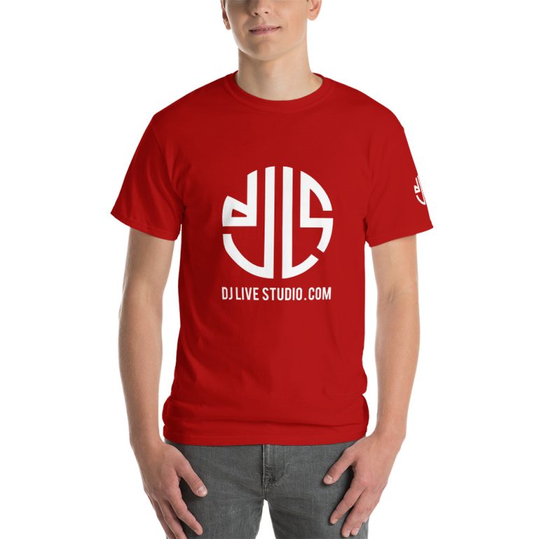 Short Sleeve T-Shirt with DJLS logo front and sleeve - Image 46