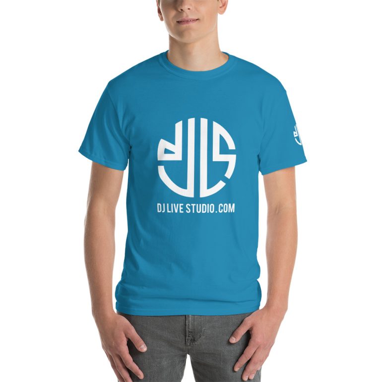 Short Sleeve T-Shirt with DJLS logo front and sleeve - Image 34