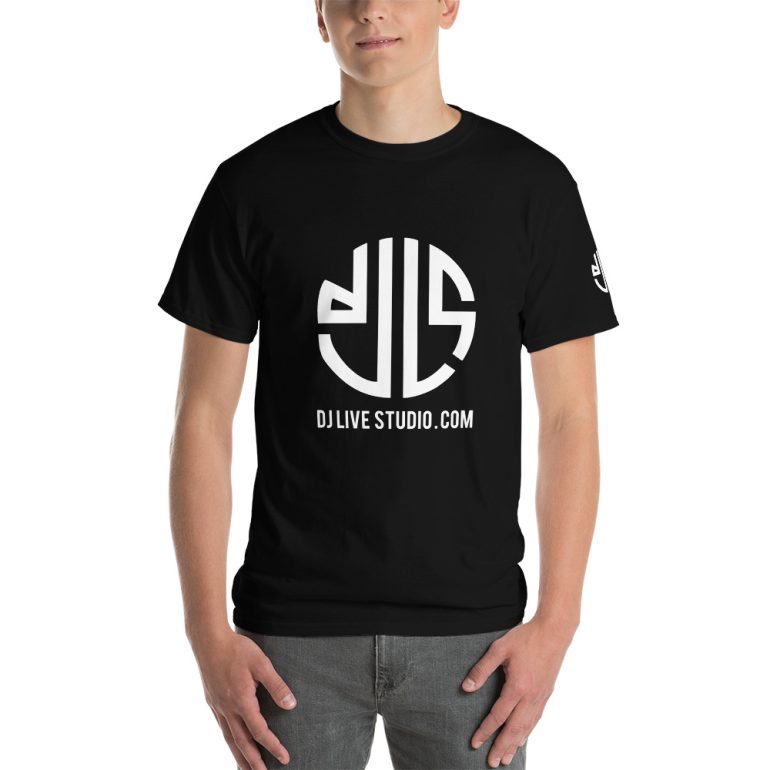 Short Sleeve T-Shirt with DJLS logo front and sleeve