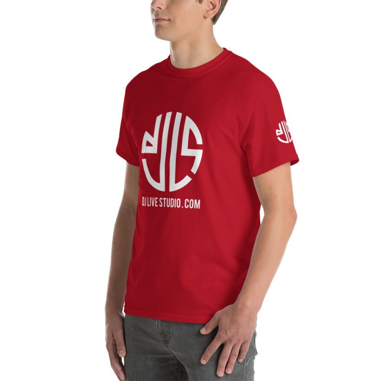 Short Sleeve T-Shirt with DJLS logo front and sleeve - Image 45