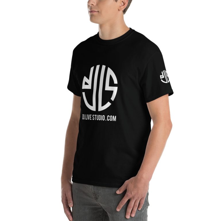 Short Sleeve T-Shirt with DJLS logo front and sleeve - Image 9