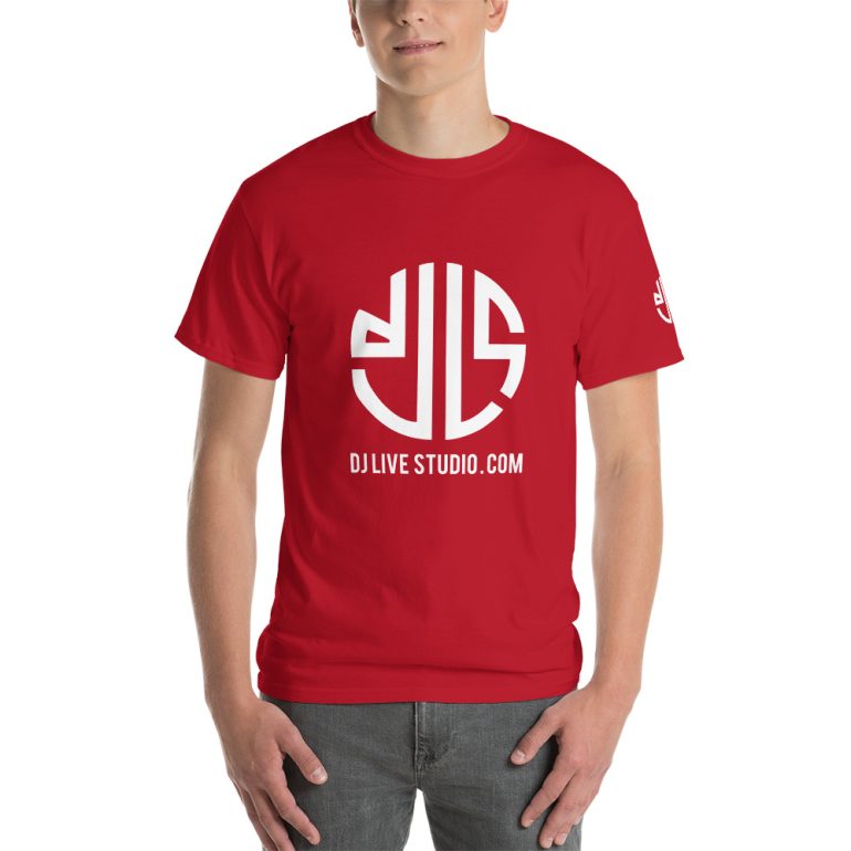 Short Sleeve T-Shirt with DJLS logo front and sleeve - Image 43