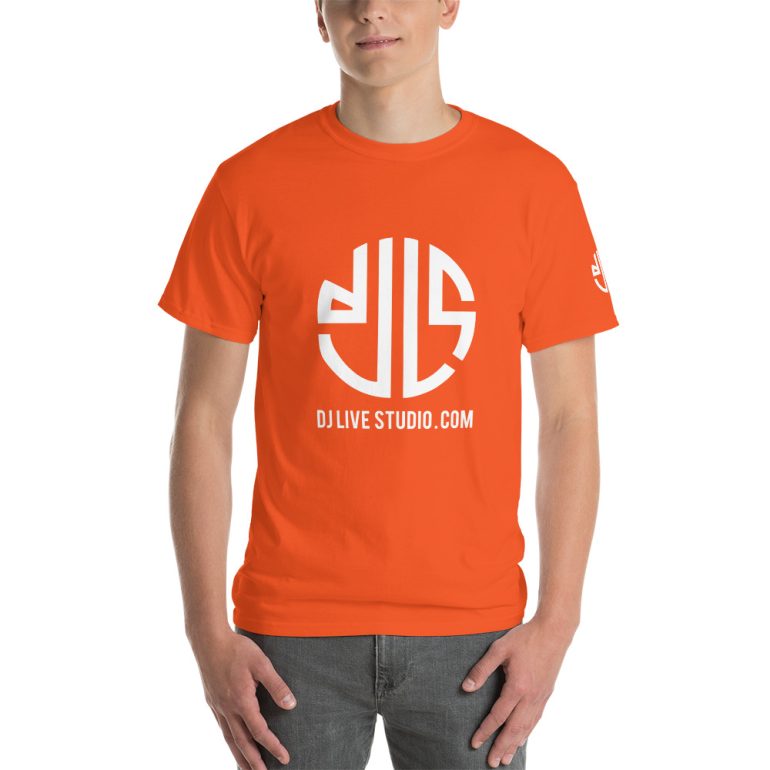 Short Sleeve T-Shirt with DJLS logo front and sleeve - Image 40