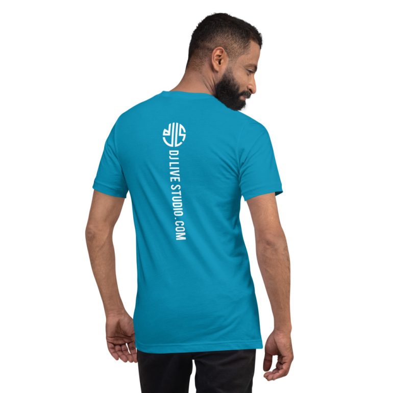 One Lap to Live with DJLS logo in back Short-sleeve unisex t-shirt - Image 28