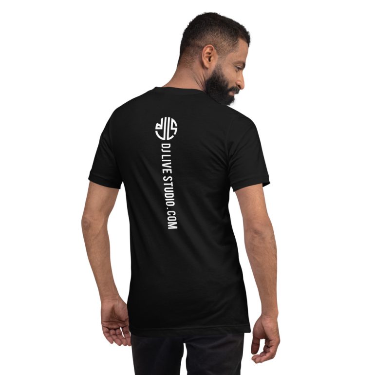 One Lap to Live with DJLS logo in back Short-sleeve unisex t-shirt - Image 4