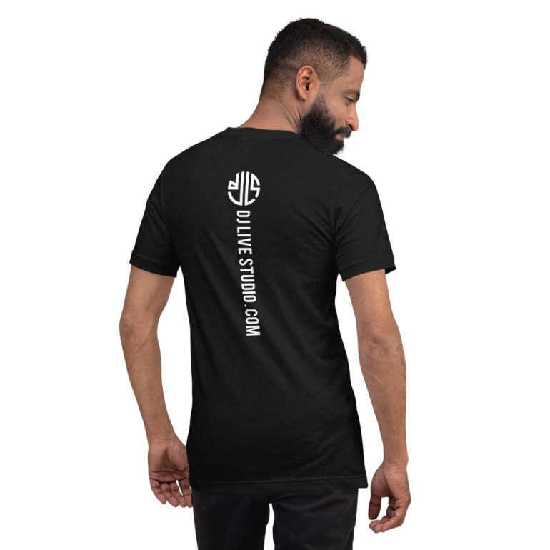 One Lap to Live with DJLS logo in back Short-sleeve unisex t-shirt - Image 2