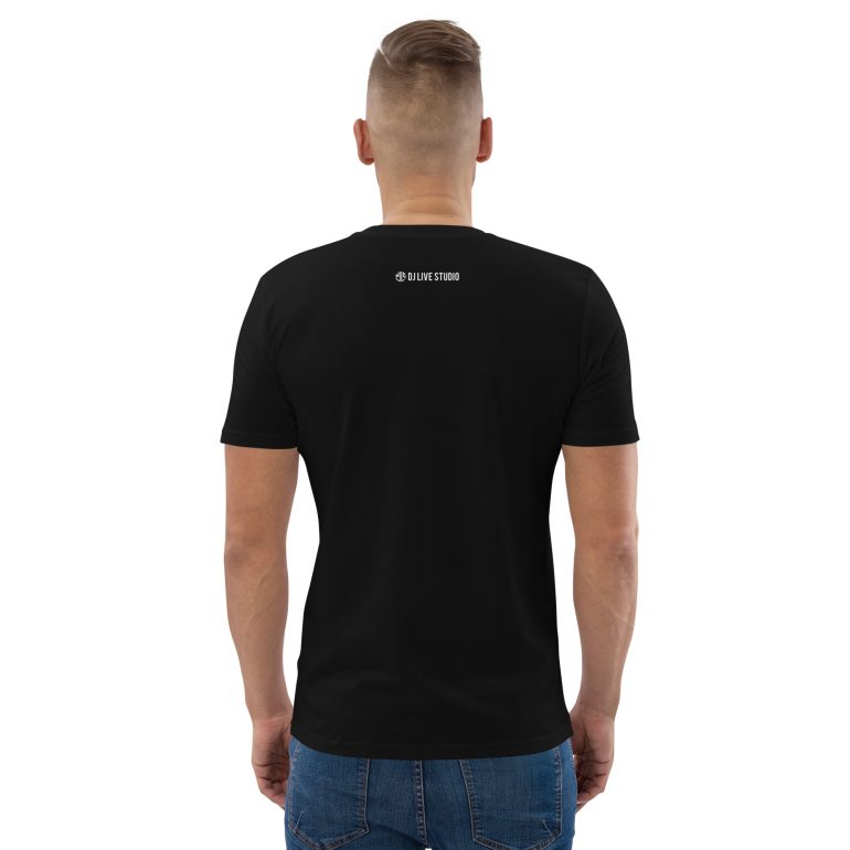 Move Forward #thedjlife with back DJLS logo Unisex organic cotton t-shirt - Image 5