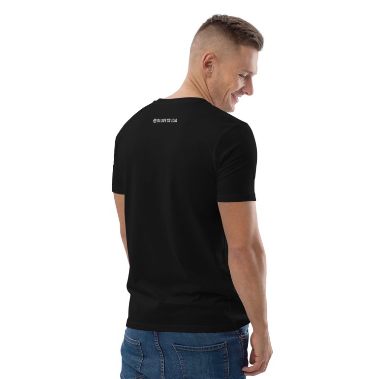 Move Forward #thedjlife with back DJLS logo Unisex organic cotton t-shirt - Image 8